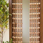 PunyaChakra Rustic Harmony – 10 Strand Wooden Beaded Door Curtain